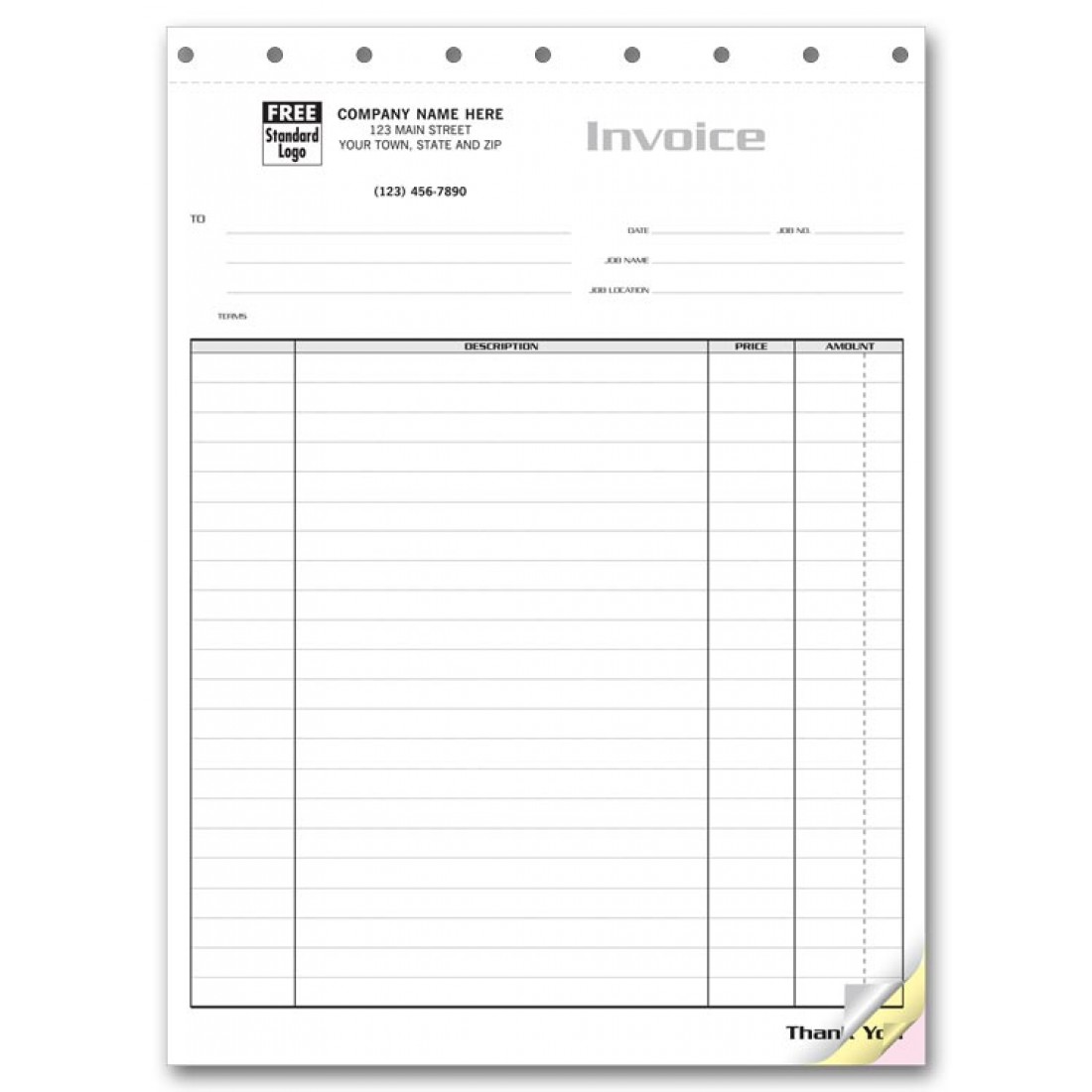 job-invoice-forms-basic-free-shipping