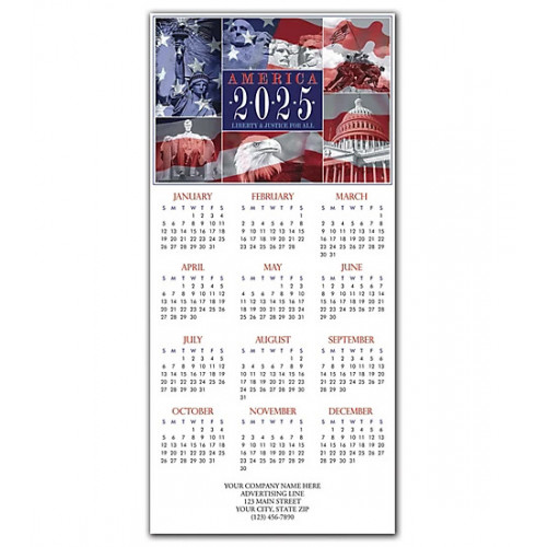 Land of Liberty Calendar Cards 