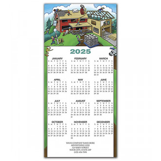 This New House Contractor & Builder Calendar Cards