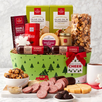 Here Comes Cheer Sweet & Savory Gift Basket