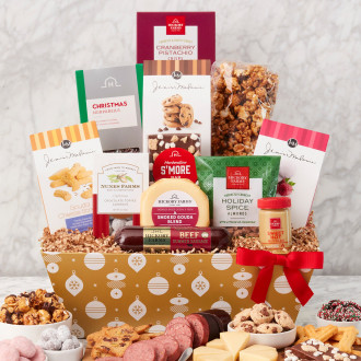 Holiday Snowflake Gourmet Gift Basket