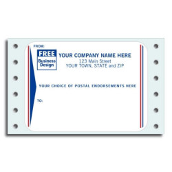 Continuous Postal Endorsement Labels