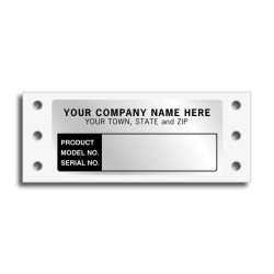 Aluminum Product Detail Labels