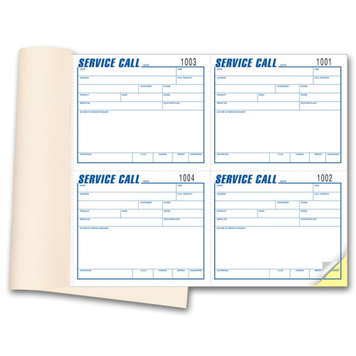 Service Call Books 