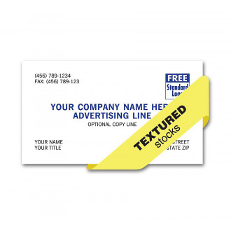 Preferred Business Cards, 1 Or 2 Ink Colors, Textured Stocks