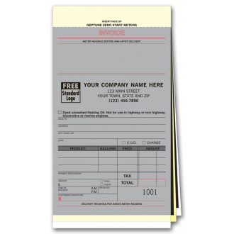 Fuel or Diesel Neptune Compatible Invoices