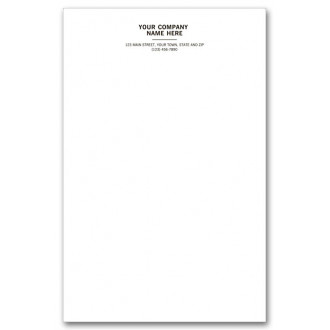 Personalized Notepads, Letterhead Format, Large