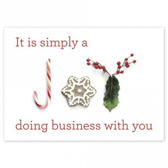 Simply a Joy Business Thank You Holiday Cards