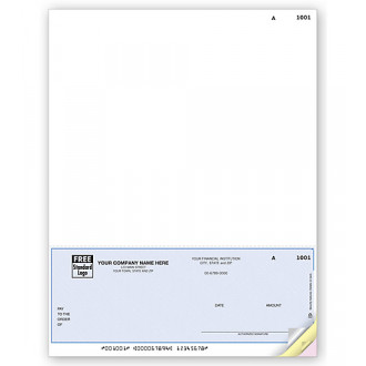 Laser Bottom Multi-Purpose Check, 7.5" Voucher