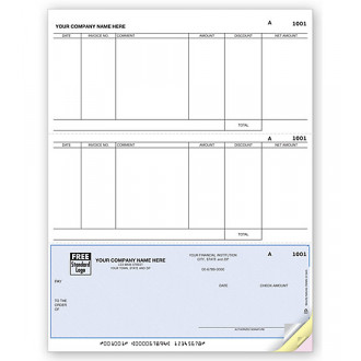 Laser Bottom Accounts Payable Check