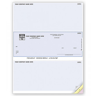 Laser Middle Checks, Peachtree For DOS Compatible