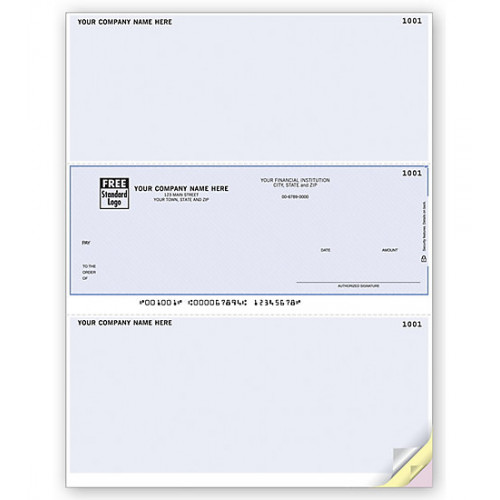 Laser Middle Checks, Peachtree For DOS Compatible 