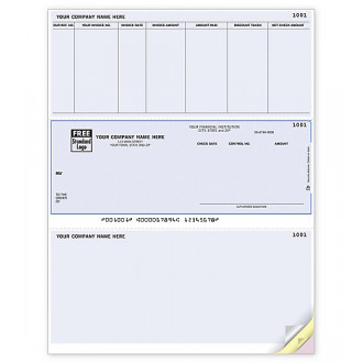 Laser Middle Checks, Accounts Payable, Solomon Compatible