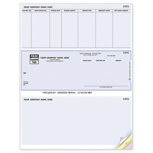 Laser Middle Checks, Accounts Payable, Solomon Compatible 