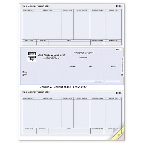 Laser Middle Checks, Accounts Payable, Sage50 Compatible 