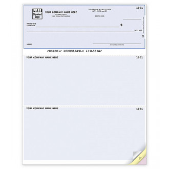 Lined Laser Check, Microsoft Office Accounting Compatible