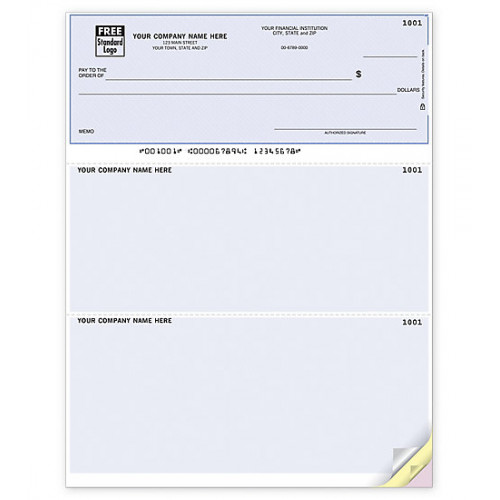 Lined Laser Check, Microsoft Office Accounting Compatible 