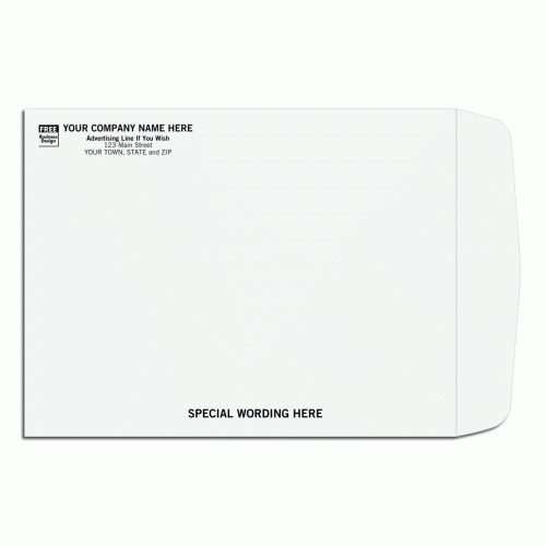 White Mailing Envelope 