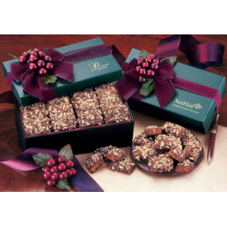 Green Gift Box with English Butter Toffee 