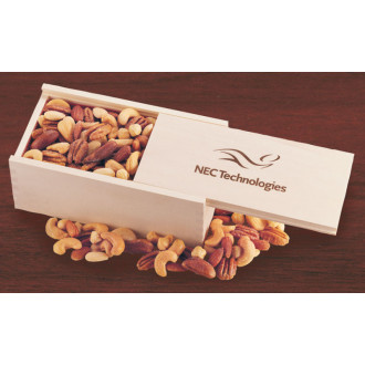 Wooden Collector's Box with Deluxe Mixed Nuts