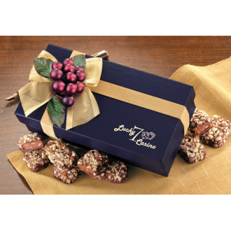 Navy Gift Box with English Butter Toffee 