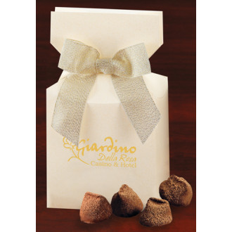 Ivory Promotional Custom Box with Truffles