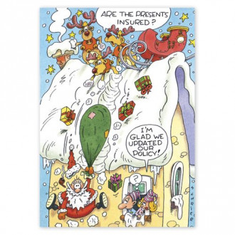 Festive Folly Insurance Christmas Cards