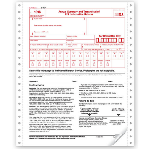 Continuous 1096 Transmittal 