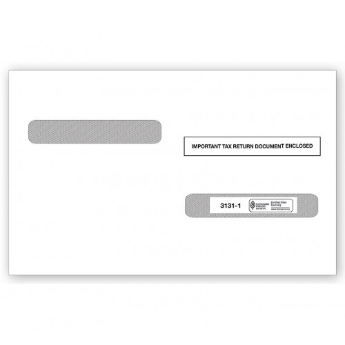 Laser W 2 Double Window Envelope 