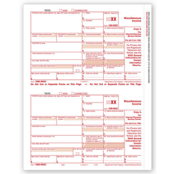 Laser 1099 MISC Income, Federal Copy A