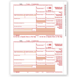 Laser 1099 DIV Income, Federal Copy A