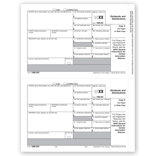 Laser 1099 DIV Income, State Copy C 