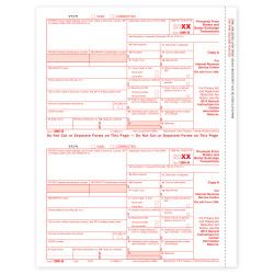 Laser 1099 B, Federal Copy A