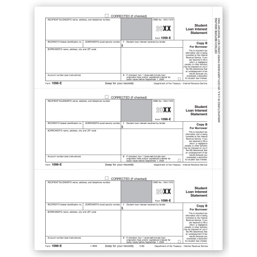 Laser 1098 E, Borrower Copy B 