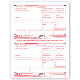 Laser W 2, Federal Copy A