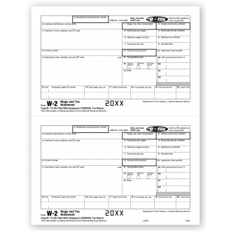 Laser W 2, Employee Copy B