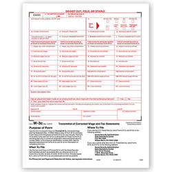 Laser W 3C Transmittal of Corrected Income