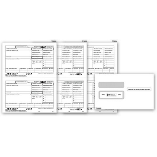 Laser W 2 Electronic Filing Set & Envelope Kit, 5 part 