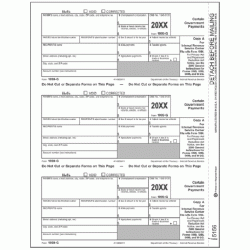 Laser 1099 G, Federal Copy A